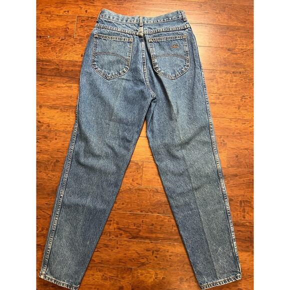 Vintage 80s Jeans Womens 11/XS  Chic Light denim High Rise Mom Jeans Made in USA - Picture 7 of 7